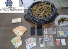 Μεσολόγγι: Εντοπίστηκαν ναρκωτικά με τη  συνδρομή του αστυνομικού σκύλου «Sporty»
