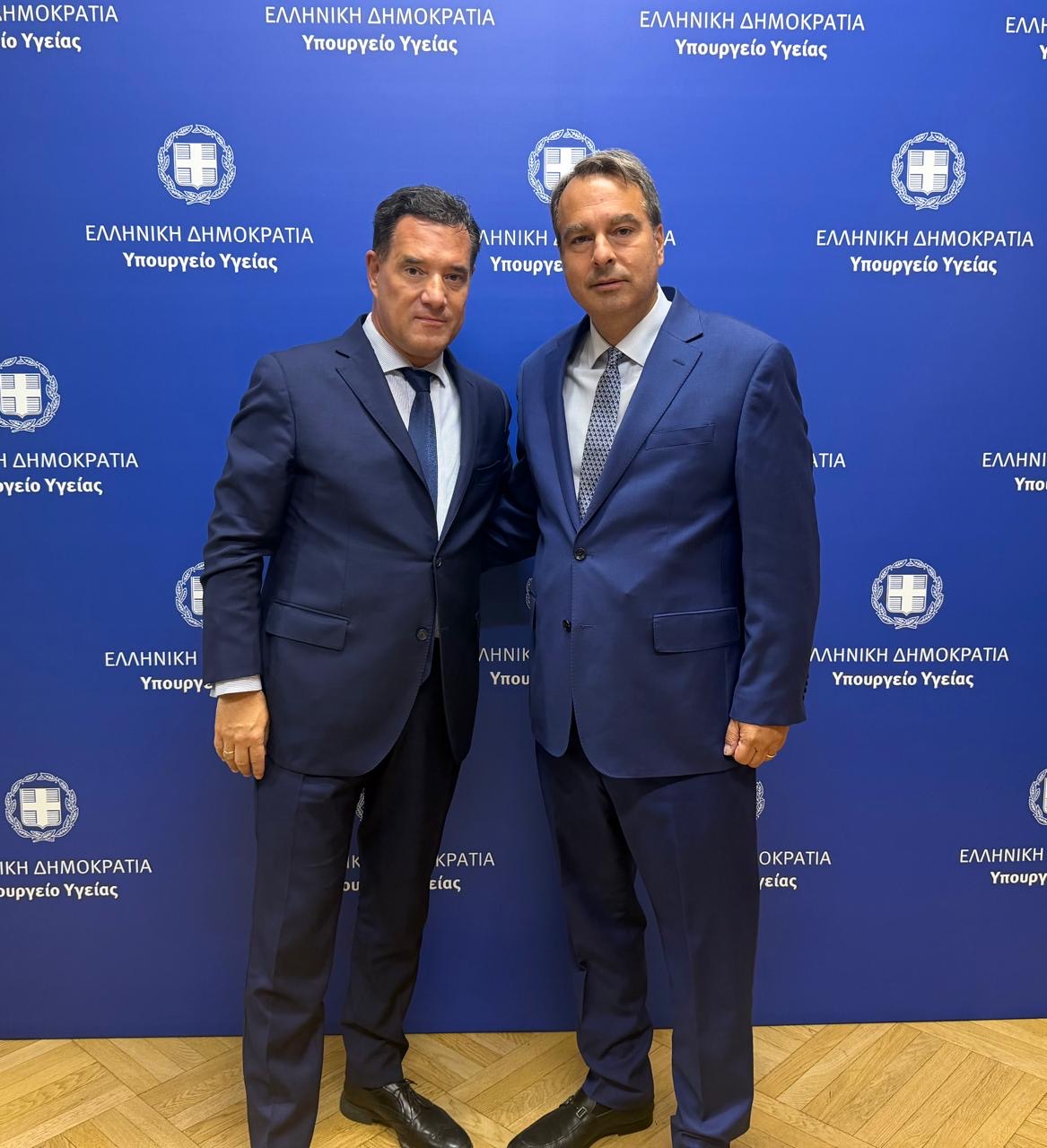 Συνάντηση Θανάση Παπαθανάση με τον Υπουργό Υγείας Άδωνι Γεωργιάδη για την περαιτέρω ενίσχυση των Νοσοκομείων Αγρινίου και Μεσολογγίου